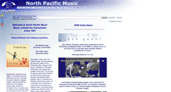 Desktop Screenshot of northpacificmusic.com